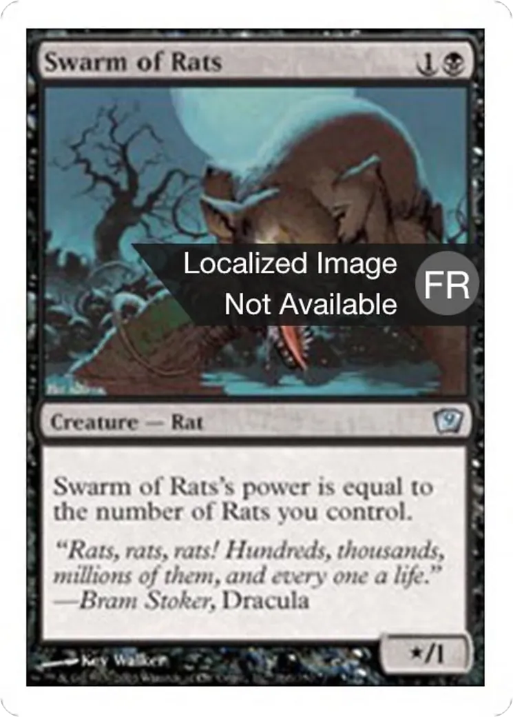 Colonie de rats — Ninth Edition — Magic: The Gathering
