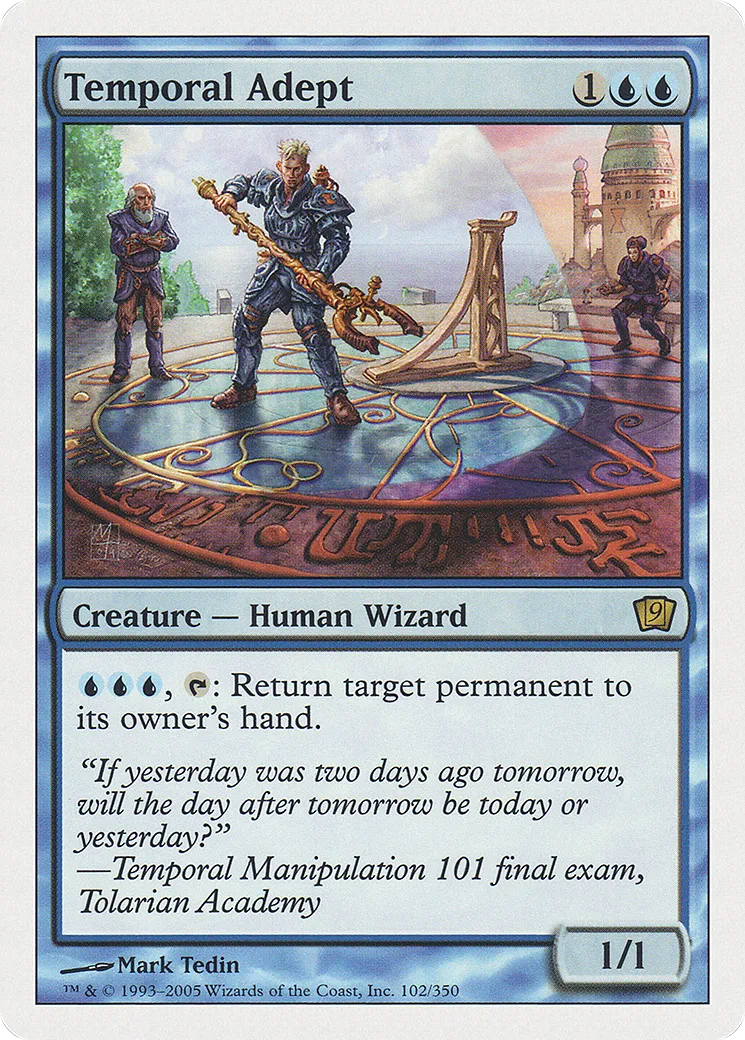 Temporal Adept — Ninth Edition — Magic: The Gathering