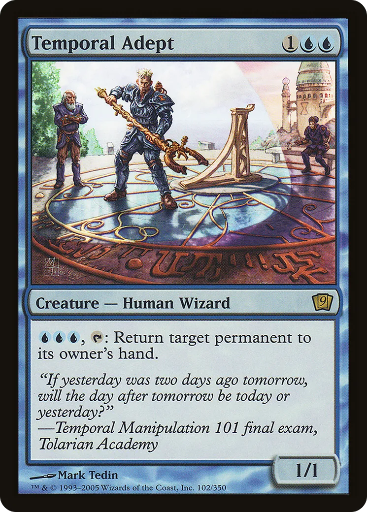 Temporal Adept — Ninth Edition — Magic: The Gathering