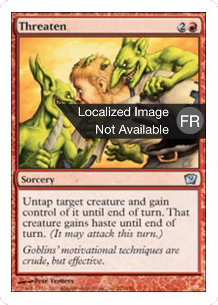 Menace — Ninth Edition — Magic: The Gathering