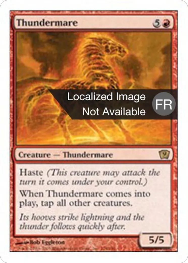Cheval de foudre — Ninth Edition — Magic: The Gathering