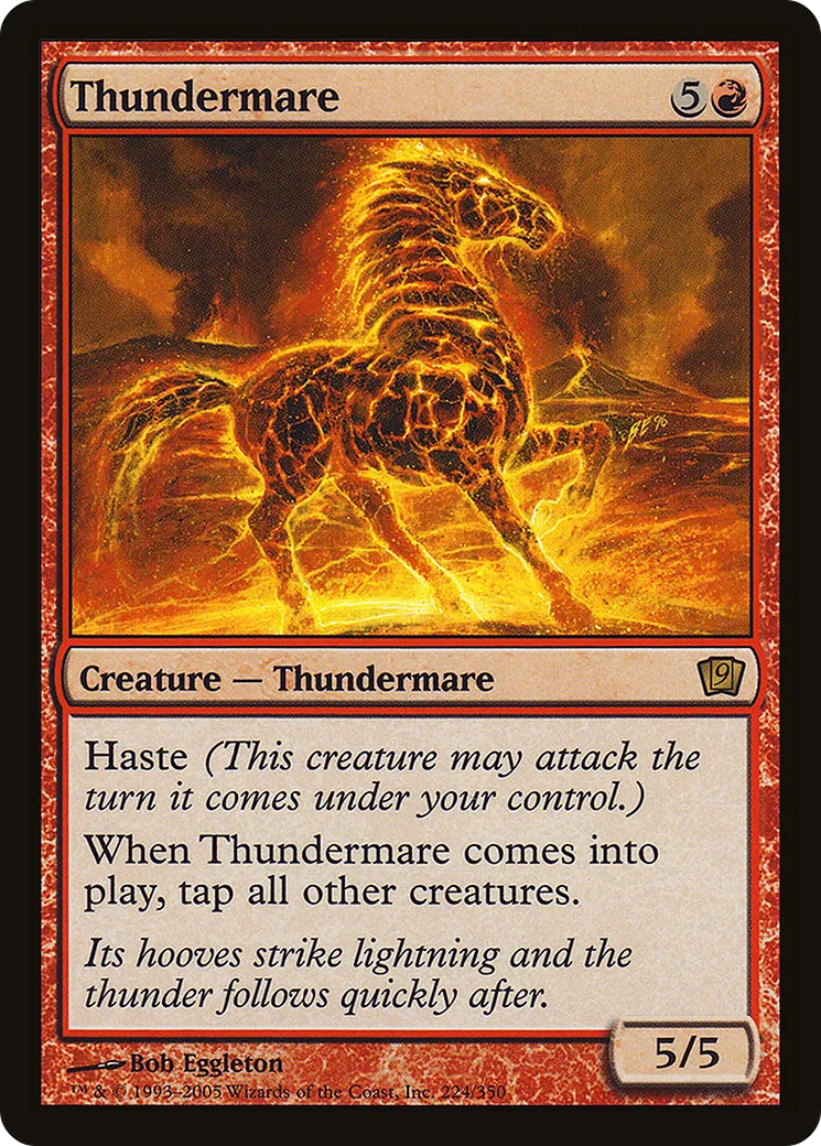 Cheval de foudre — Ninth Edition — Magic: The Gathering