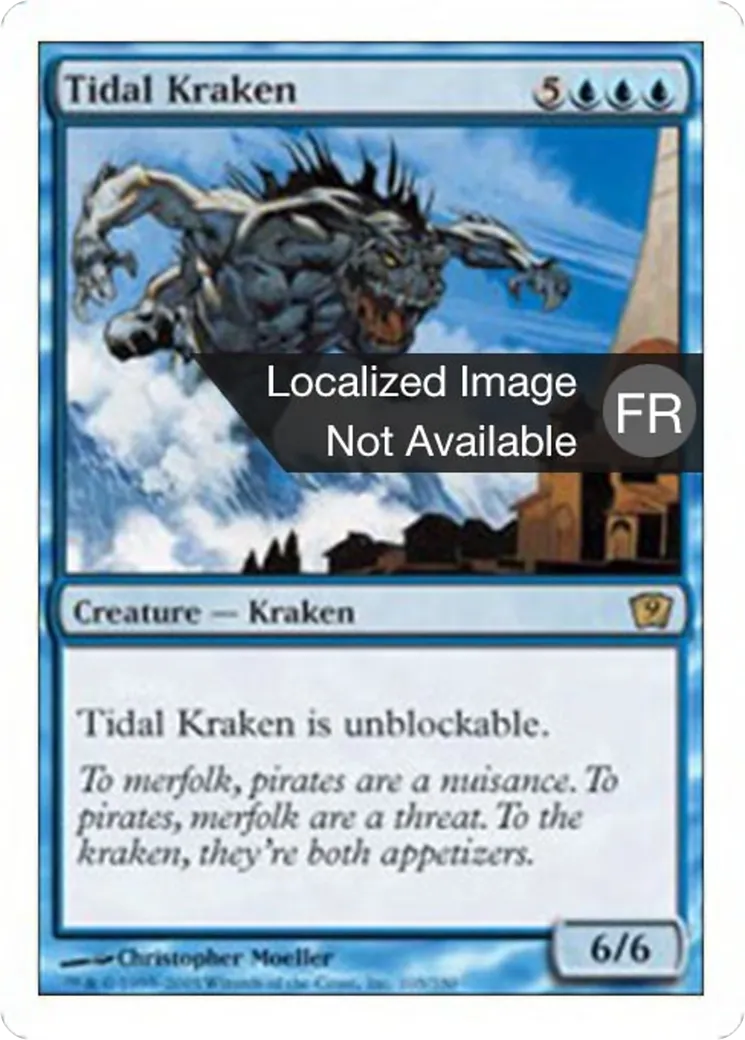 Kraken des marées — Ninth Edition — Magic: The Gathering