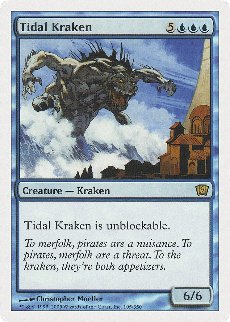Kraken des marées — Ninth Edition — Magic: The Gathering
