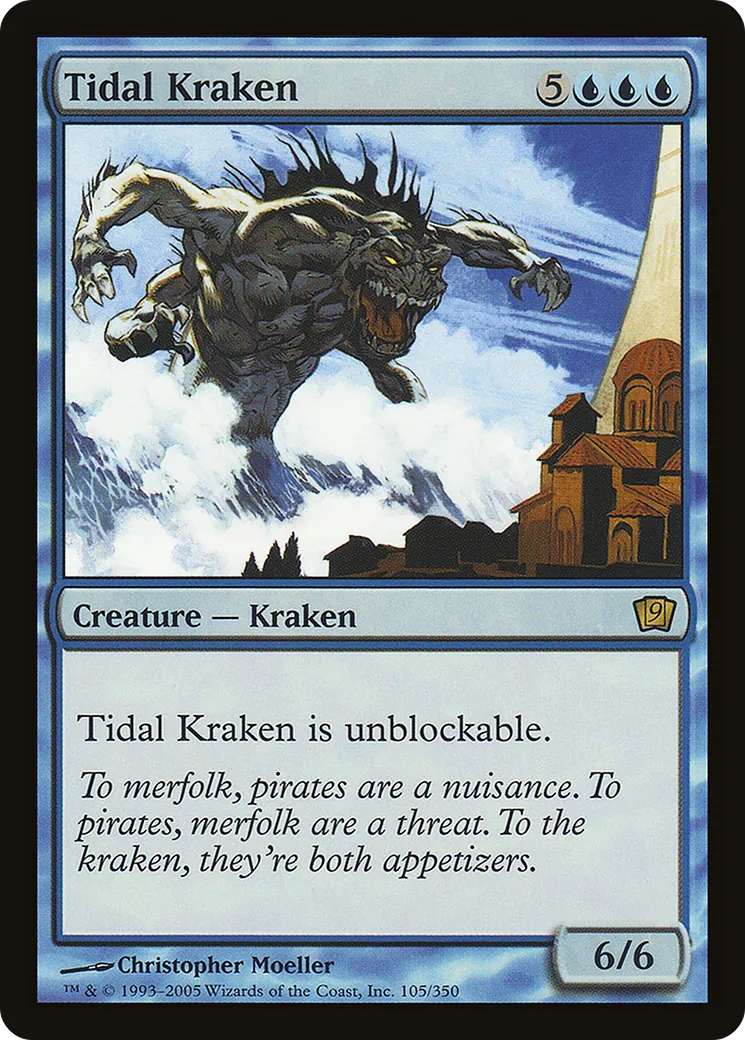 Tidal Kraken — Ninth Edition — Magic: The Gathering