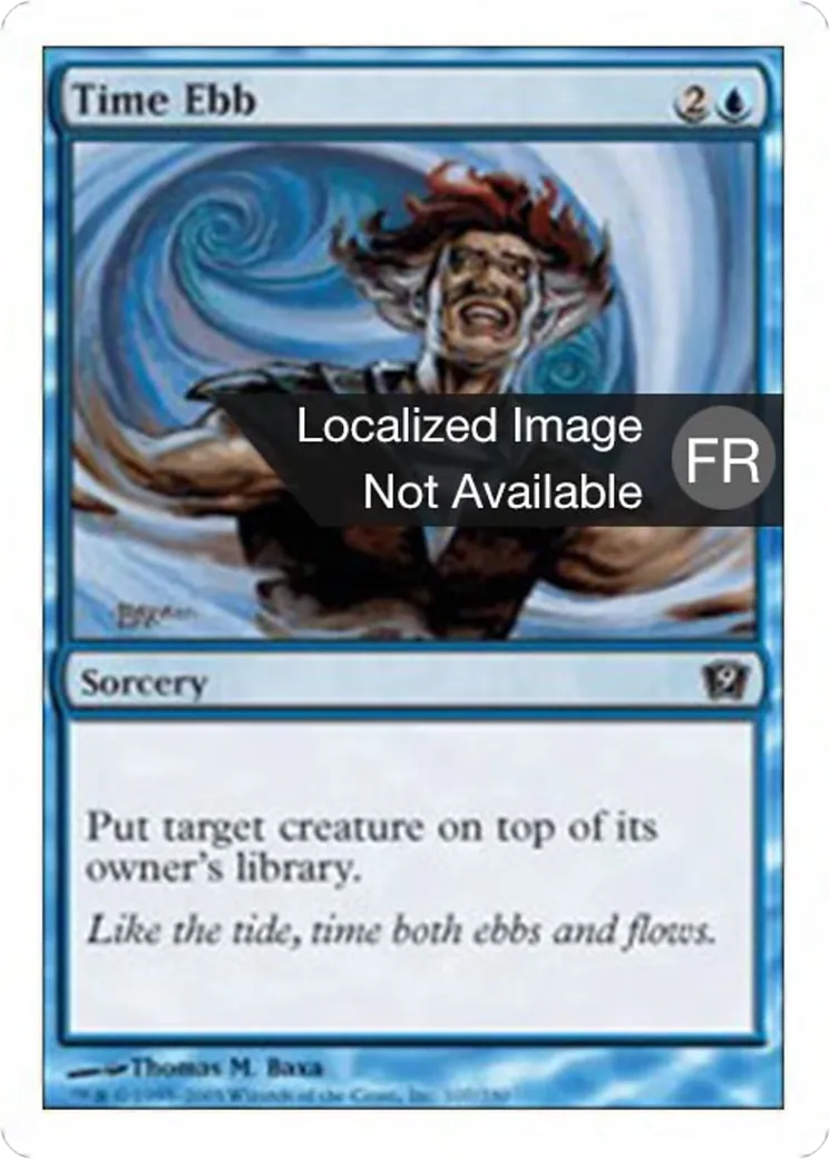 Temps du jusant — Ninth Edition — Magic: The Gathering
