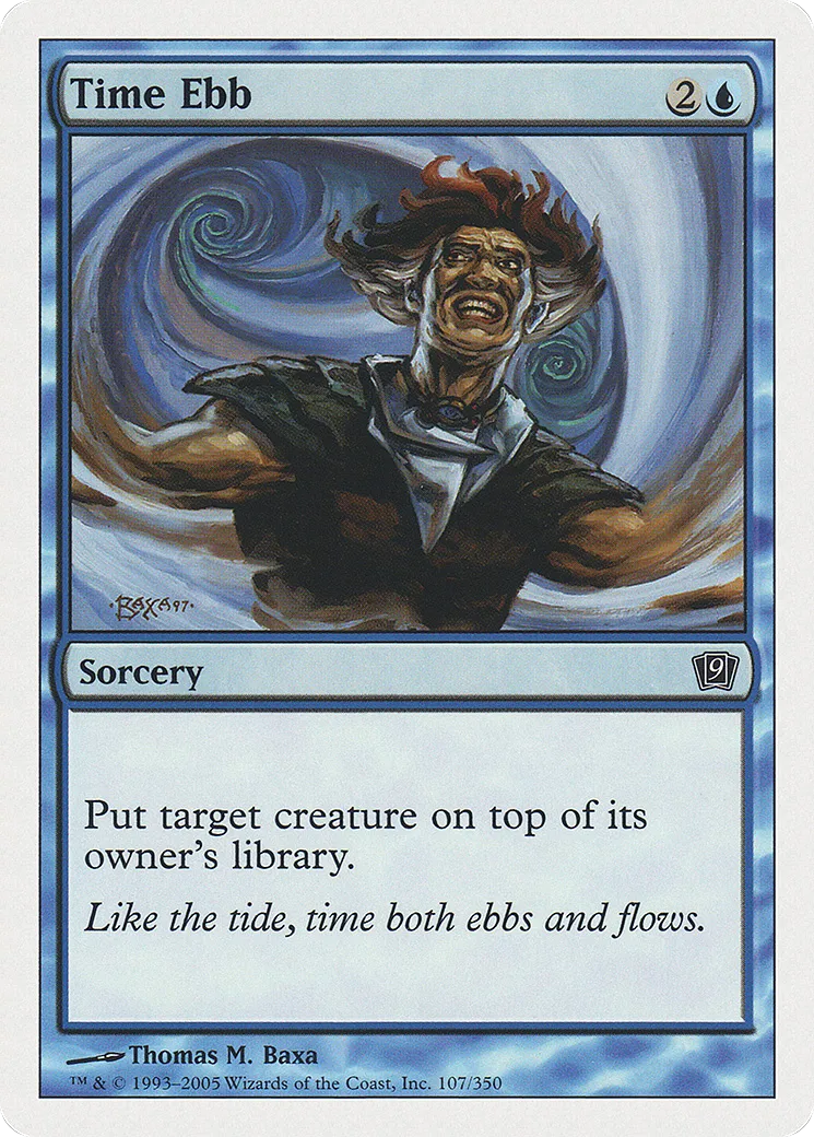 Time Ebb — Ninth Edition — Magic: The Gathering