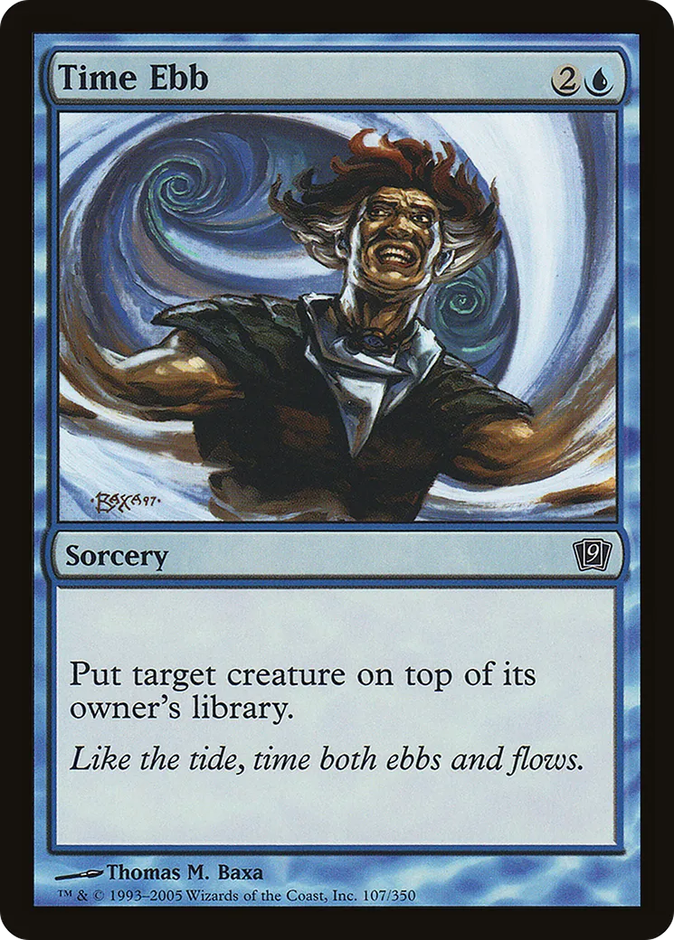 Time Ebb — Ninth Edition — Magic: The Gathering