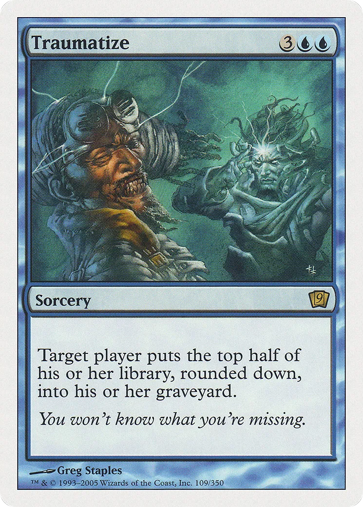 Traumatize — Ninth Edition — Magic: The Gathering