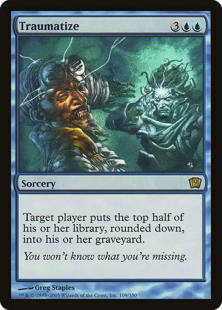 Traumatize — Ninth Edition — Magic: The Gathering
