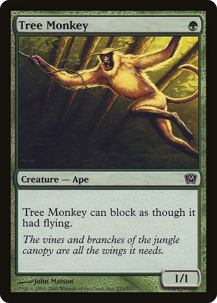 Tree Monkey — Ninth Edition — Magic: The Gathering