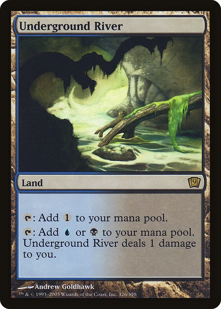 Underground River — Ninth Edition — Magic: The Gathering