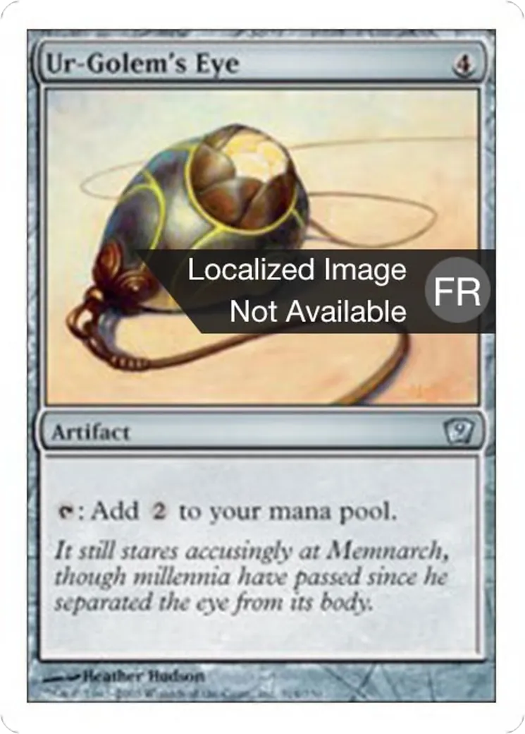 Œil de l'Ur-Golem — Ninth Edition — Magic: The Gathering