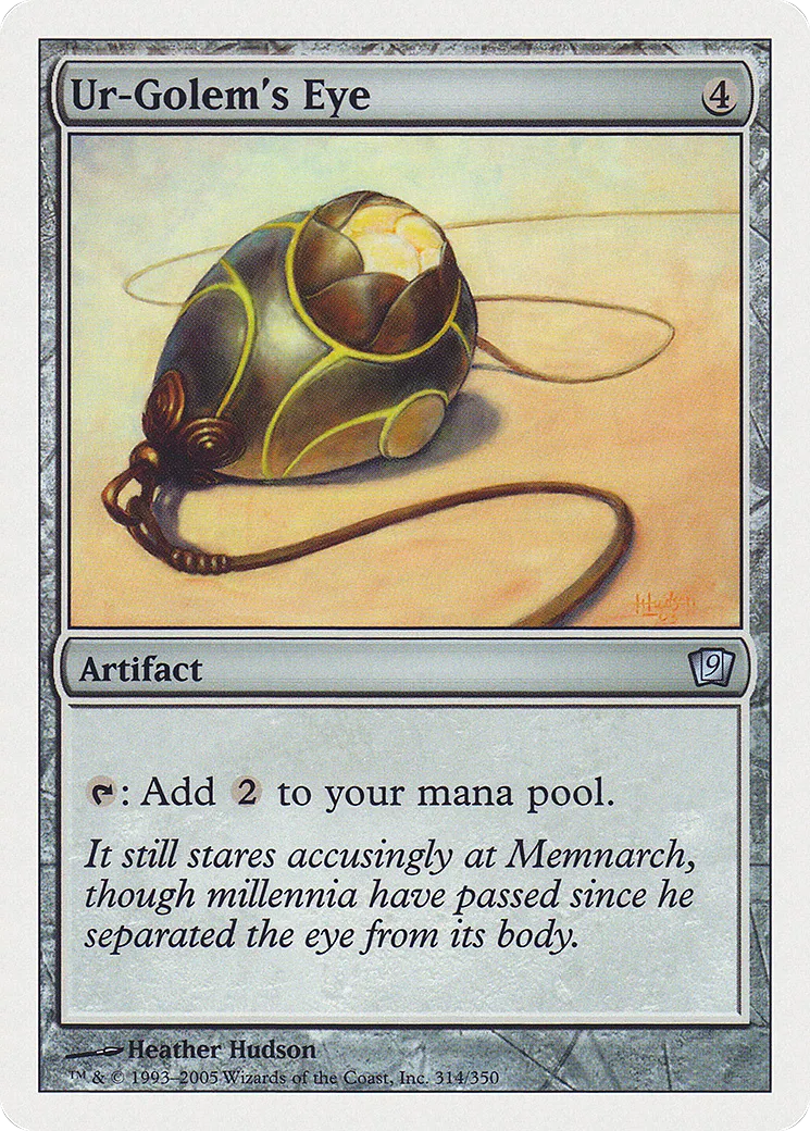 Ur-Golem's Eye — Ninth Edition — Magic: The Gathering
