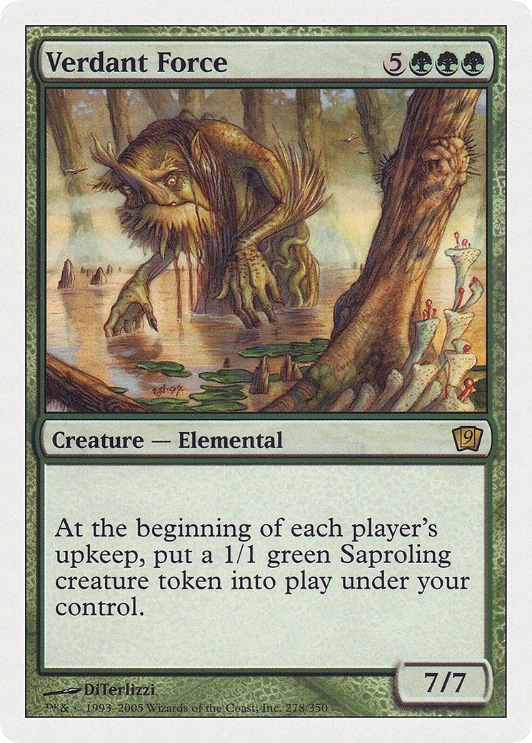 Verdant Force — Ninth Edition — Magic: The Gathering