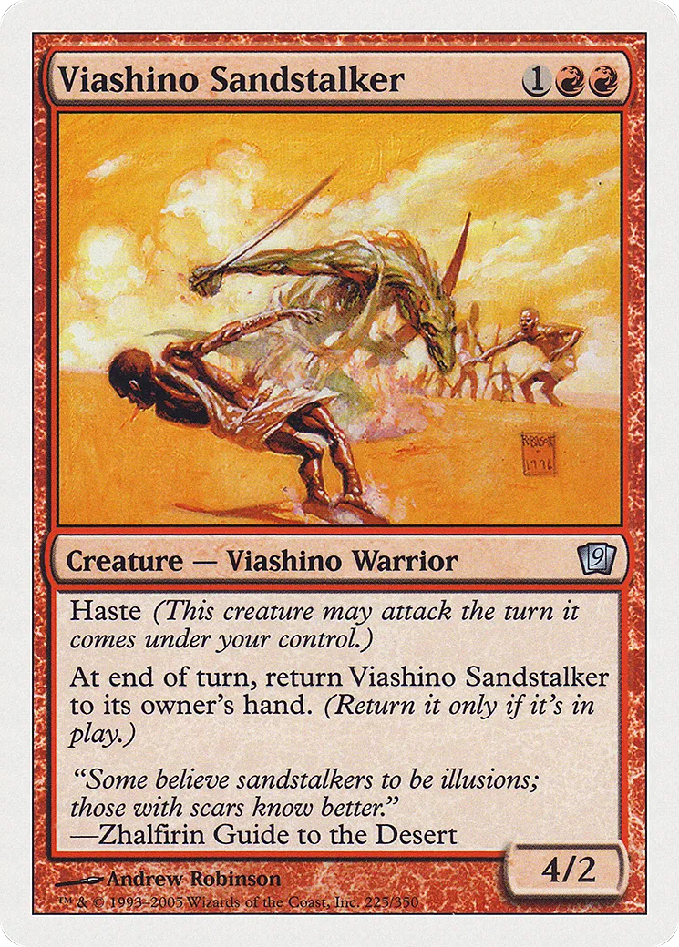 Viashino Sandstalker — Ninth Edition — Magic: The Gathering
