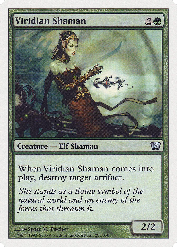 Viridian Shaman — Ninth Edition — Magic: The Gathering