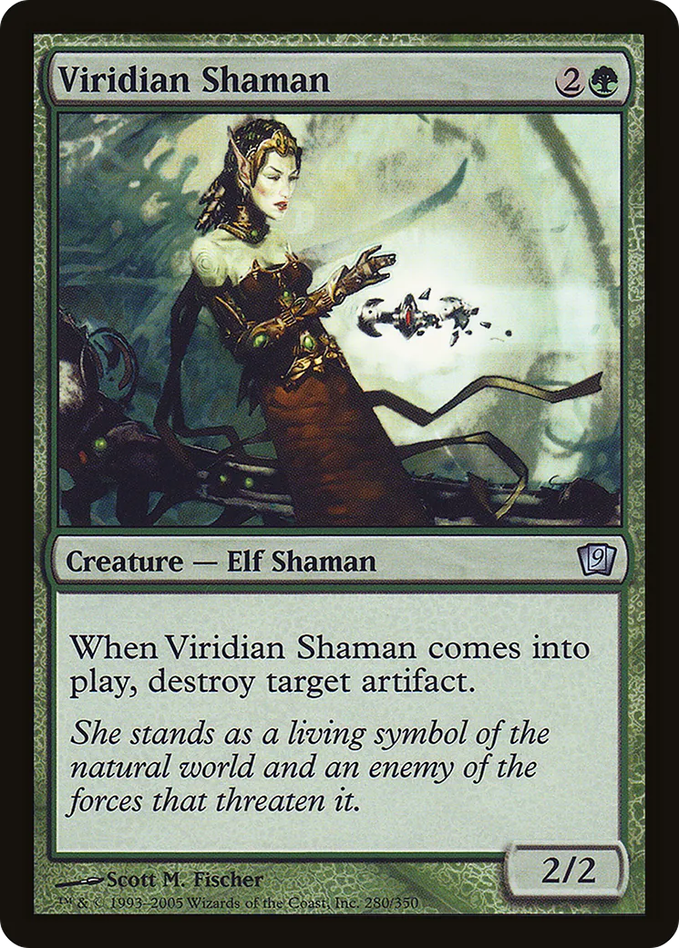 Viridian Shaman — Ninth Edition — Magic: The Gathering