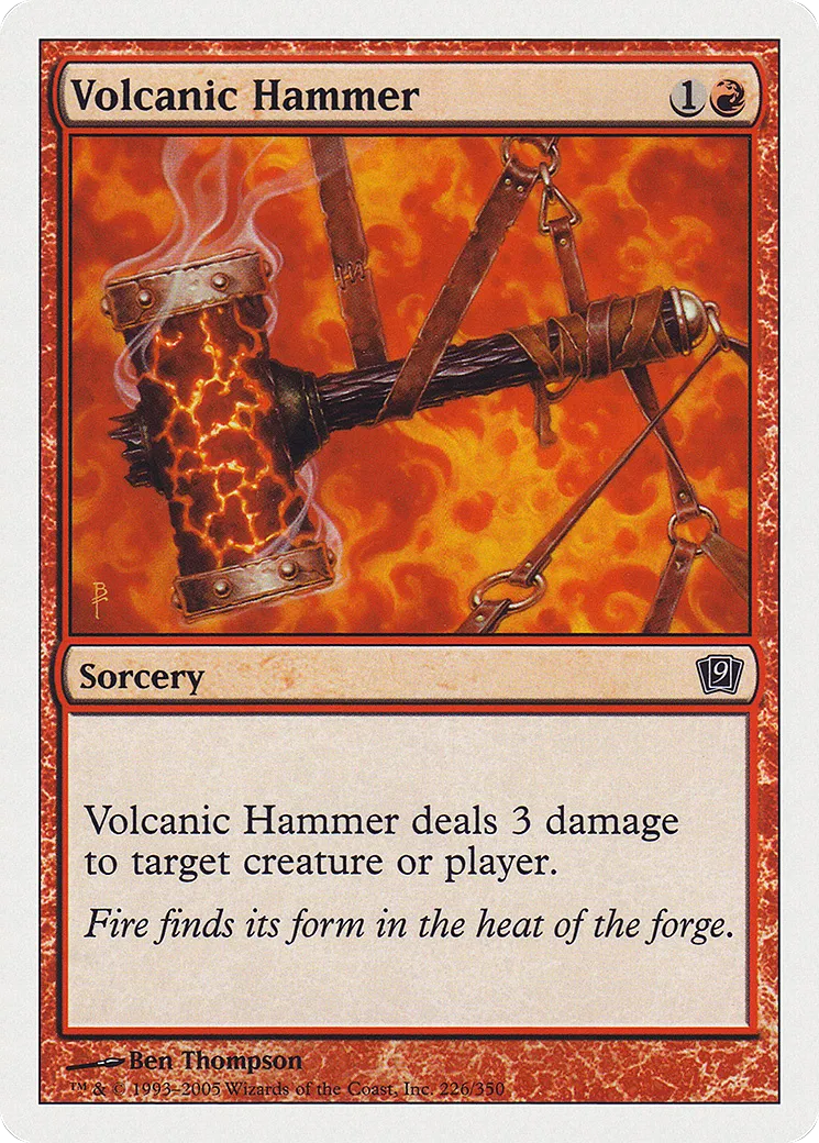 Marteau volcanique — Ninth Edition — Magic: The Gathering