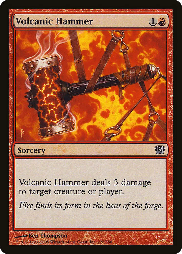 Marteau volcanique — Ninth Edition — Magic: The Gathering