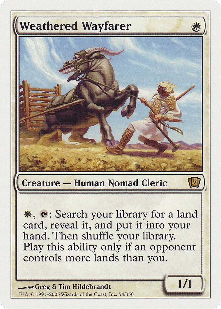 Weathered Wayfarer — Ninth Edition — Magic: The Gathering