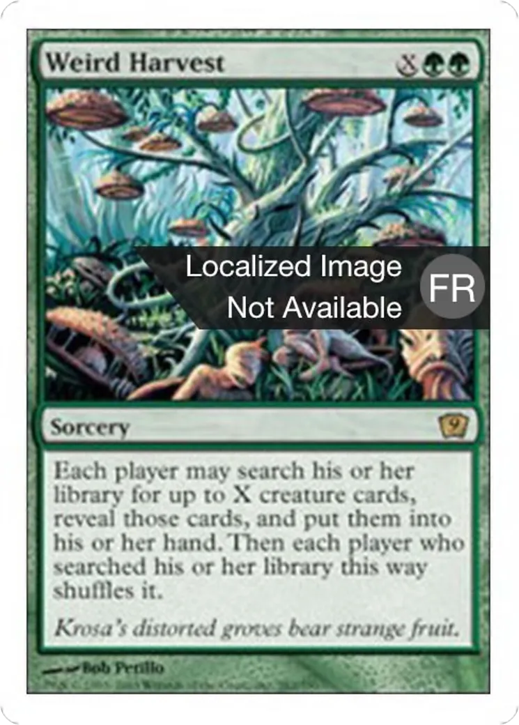 Étrange moisson — Ninth Edition — Magic: The Gathering