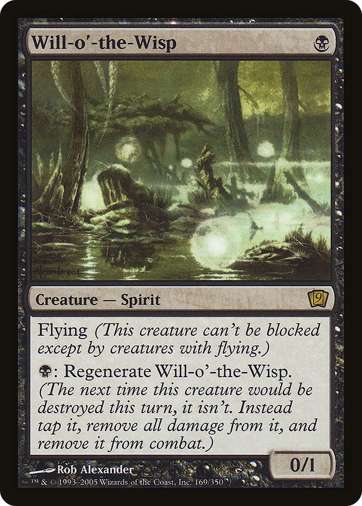 Will-o'-the-Wisp — Ninth Edition — Magic: The Gathering