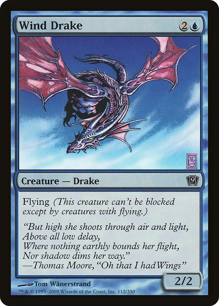 Wind Drake — Ninth Edition — Magic: The Gathering
