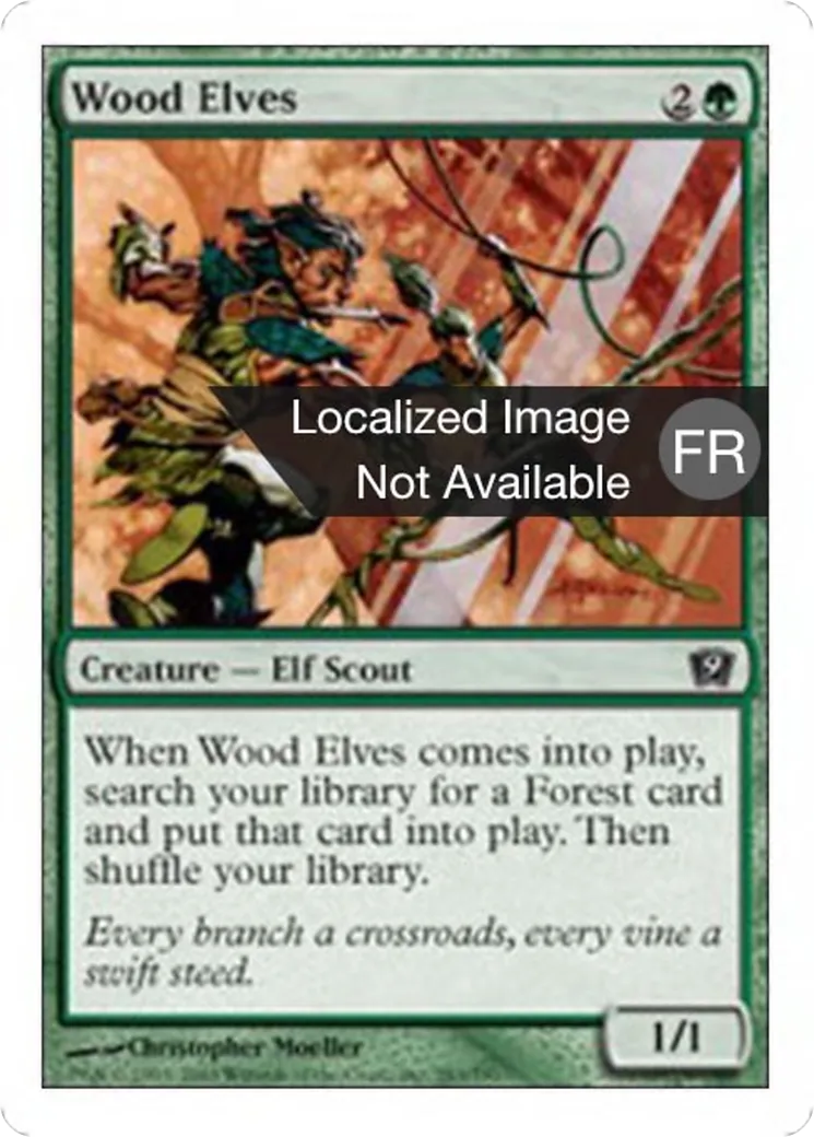 Elfe des bois — Ninth Edition — Magic: The Gathering