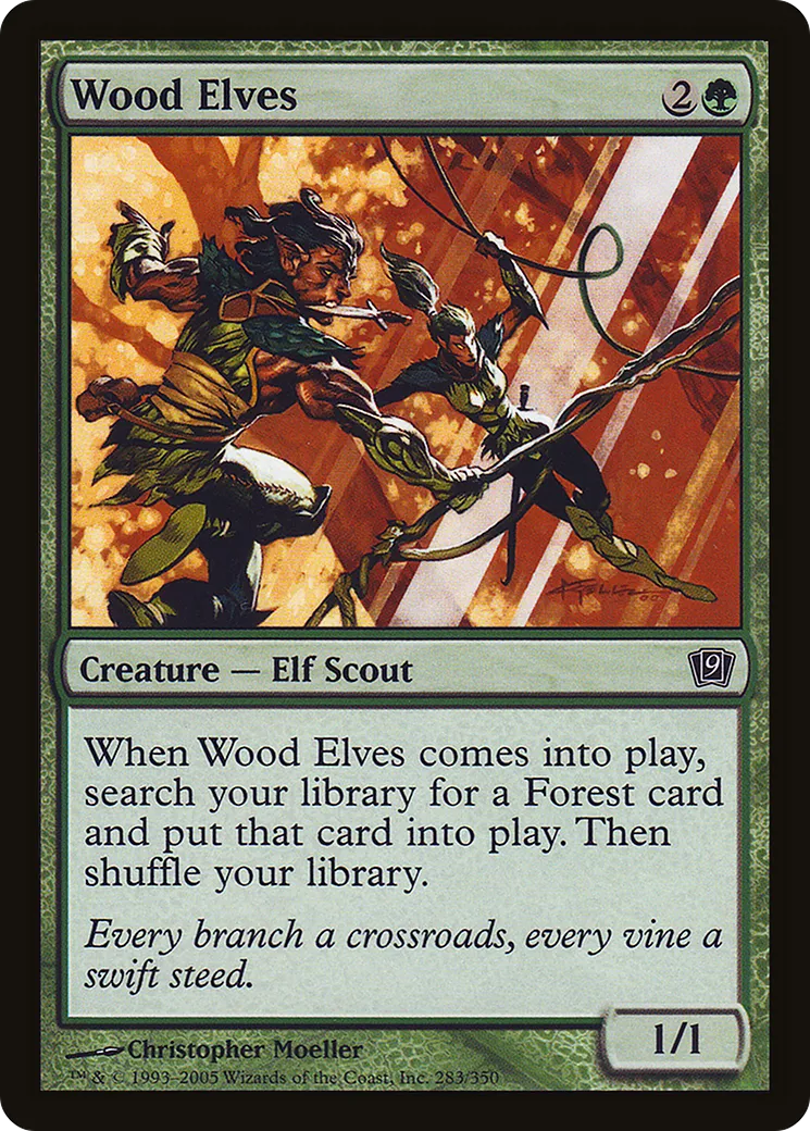 Wood Elves — Ninth Edition — Magic: The Gathering