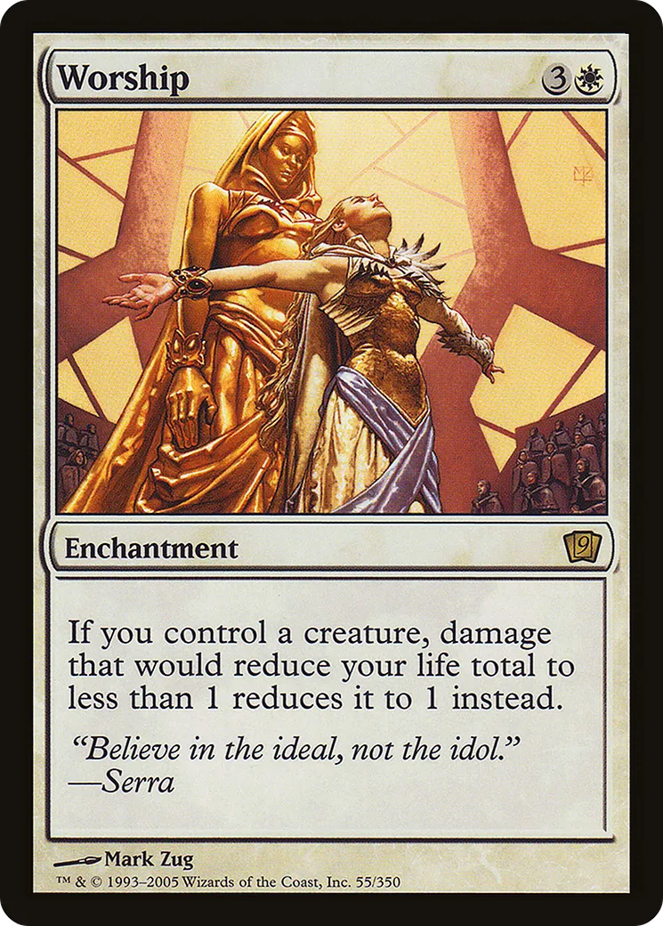 Worship — Ninth Edition — Magic: The Gathering