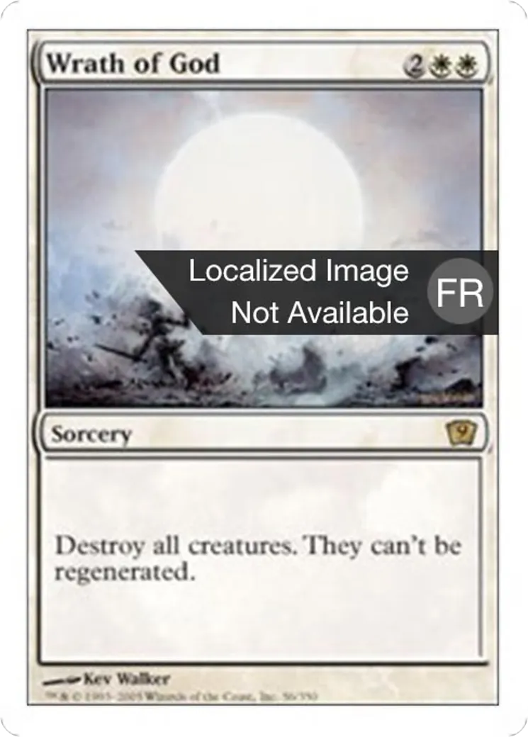 Colère de Dieu — Ninth Edition — Magic: The Gathering