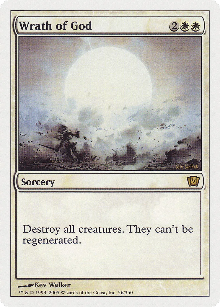 Wrath of God — Ninth Edition — Magic: The Gathering