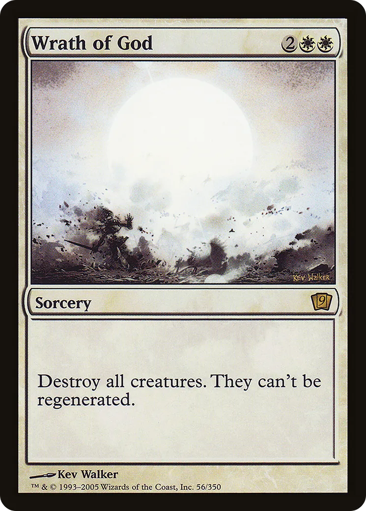 Wrath of God — Ninth Edition — Magic: The Gathering