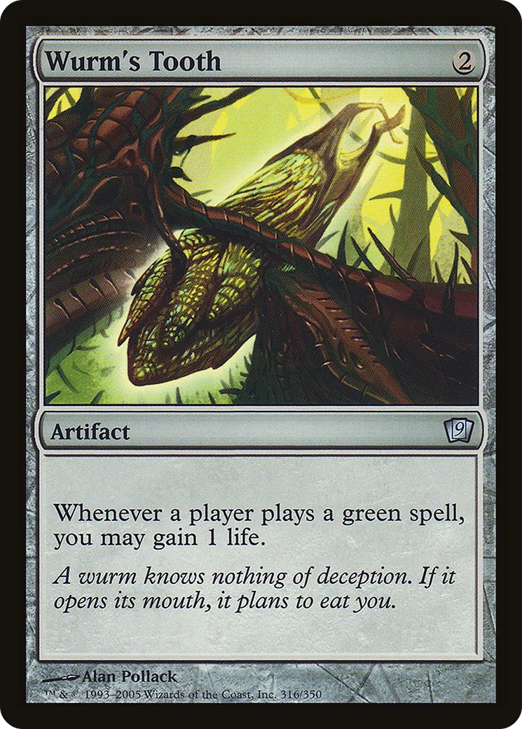 Wurm's Tooth — Ninth Edition — Magic: The Gathering