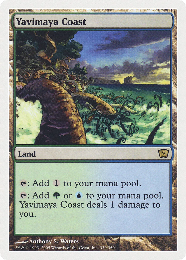 Yavimaya Coast — Ninth Edition — Magic: The Gathering