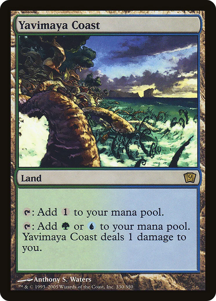 Yavimaya Coast — Ninth Edition — Magic: The Gathering