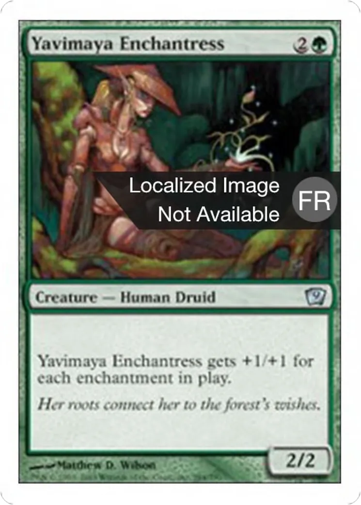 Enchanteresse de la Yavimaya — Ninth Edition — Magic: The Gathering