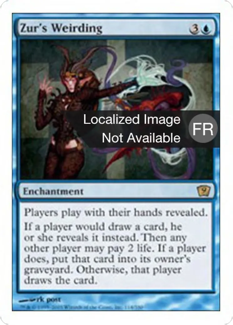 Déterminisme selon Zur — Ninth Edition — Magic: The Gathering