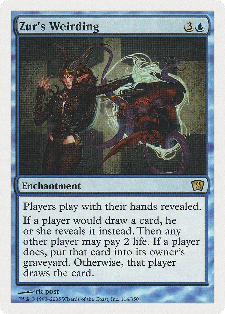 Zur's Weirding — Ninth Edition — Magic: The Gathering