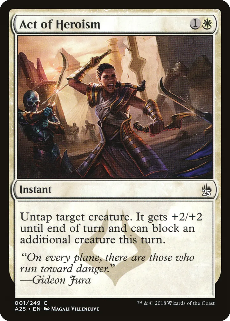 Act of Heroism — Masters 25 — Magic: The Gathering