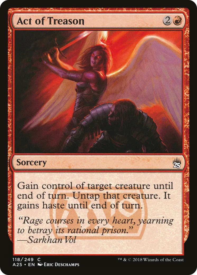 Act of Treason — Masters 25 — Magic: The Gathering