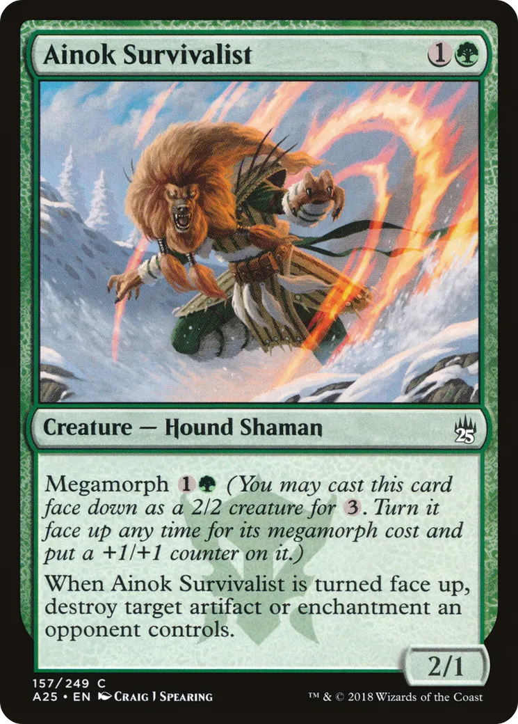 Ainok Survivalist — Masters 25 — Magic: The Gathering