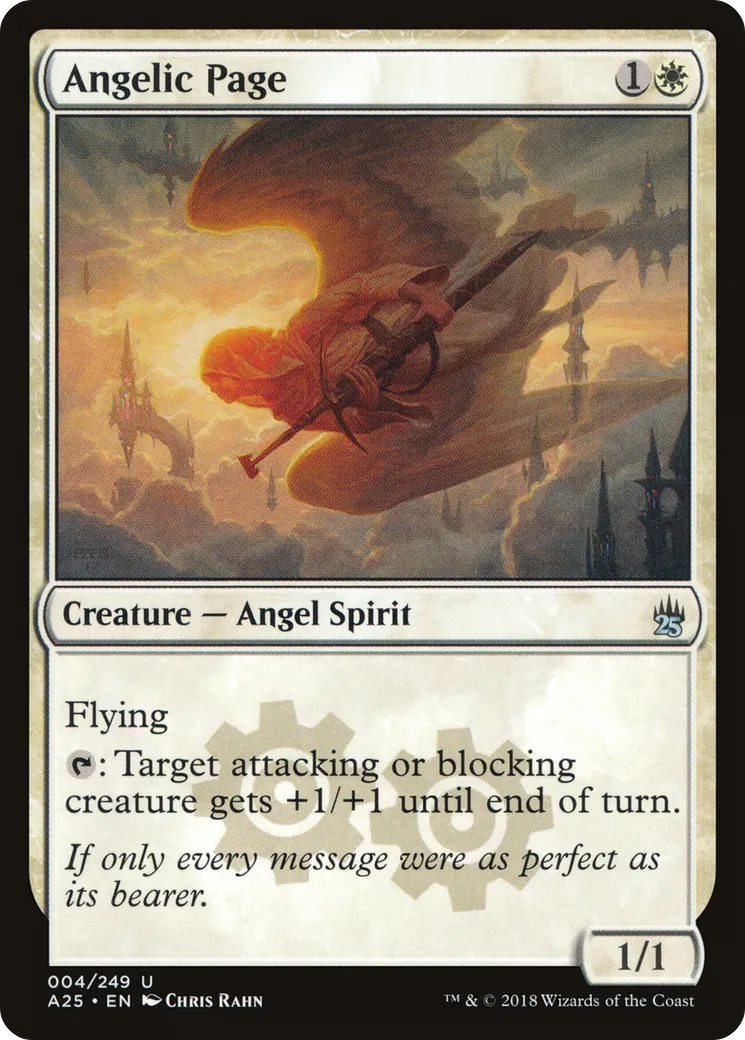 Angelic Page — Masters 25 — Magic: The Gathering
