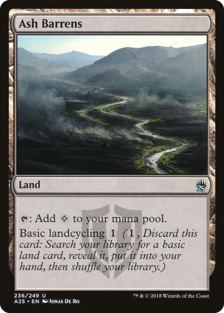 Landes cendreuses — Masters 25 — Magic: The Gathering