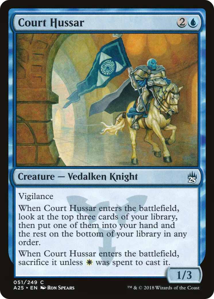Court Hussar — Masters 25 — Magic: The Gathering