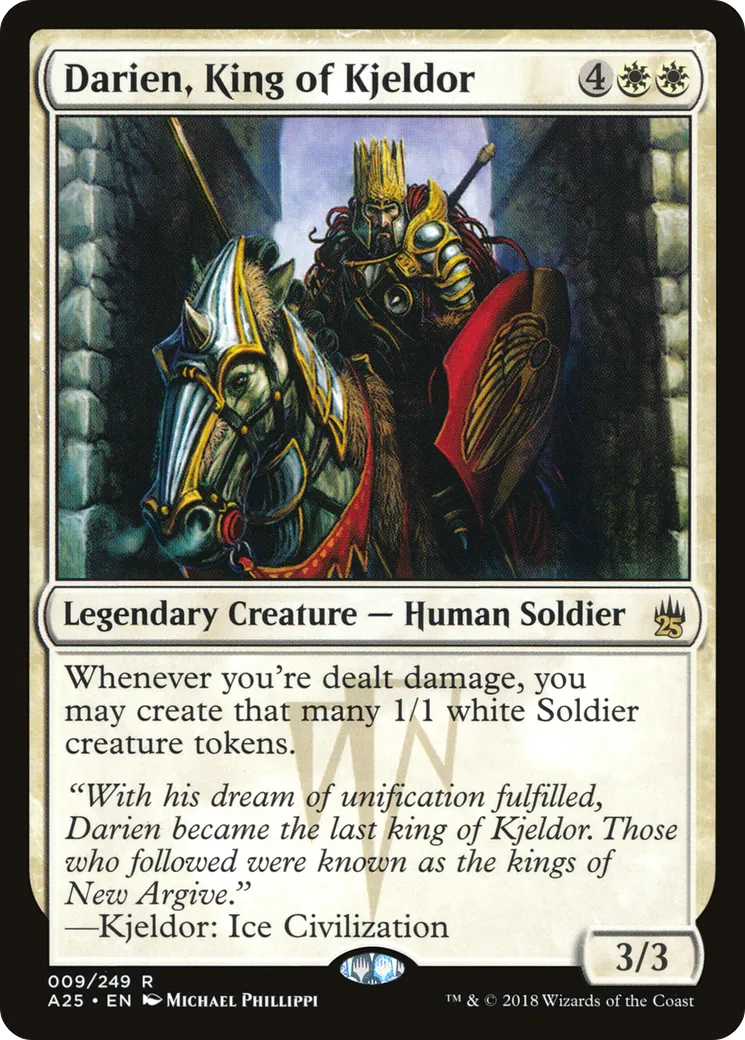 Darien, roi du Kjeldor — Masters 25 — Magic: The Gathering