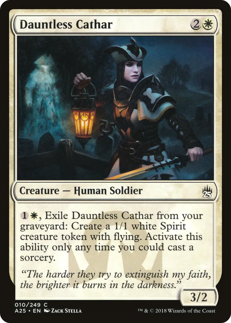 Cathare intrépide — Masters 25 — Magic: The Gathering