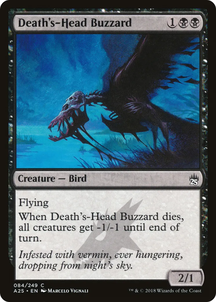 Death's-Head Buzzard — Masters 25 — Magic: The Gathering