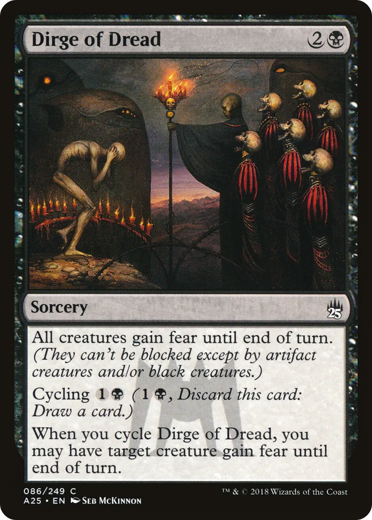 Hymne d'effroi — Masters 25 — Magic: The Gathering